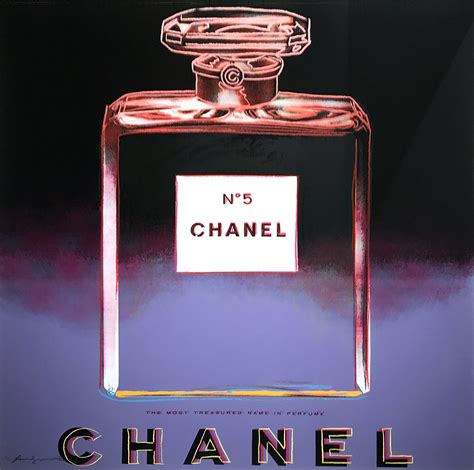 andy warhol chanel lithograph|Chanel no 5 ads.